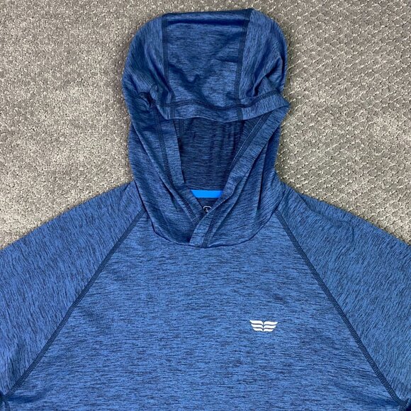 Vineyard Vines Performance Hoodie Men's Large Blue Stretch - Picture 3 of 10